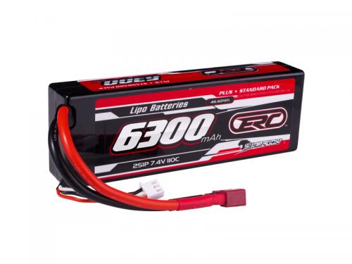 6300mAh-7.4V-2S1P-110C ERC Plus Lipo Battery