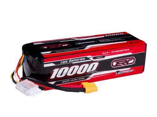 10000mAh-14.8V-4S2P-100C ERC Plus Lipo Battery