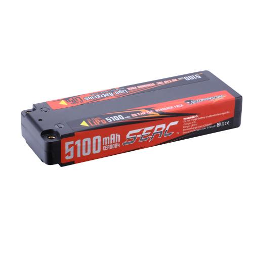 5100mAh-7.4V-2S-70C S-ERC RTR RC Car Battery