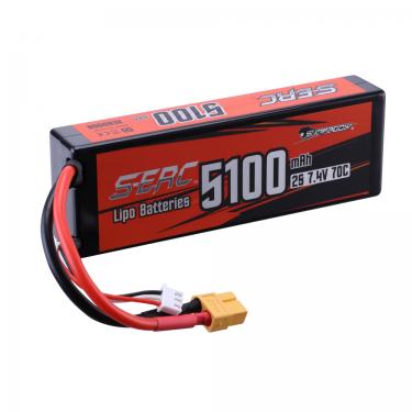 5100mAh-7.4V-2S-70C S-ERC RTR RC Car Battery