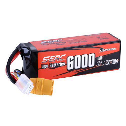 6000mAh-4S1P-14.8V-70C S-ERC RTR RC Car Battery