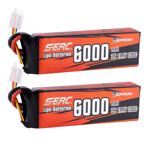 6000mAh-3S-130C(T-Plug) S-ERC RTR RC Car Battery