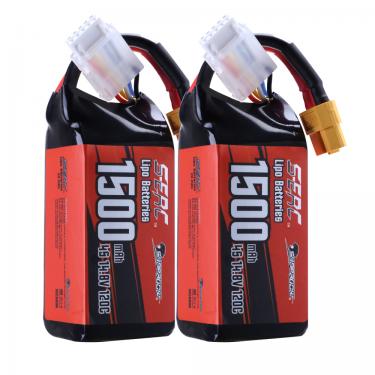 1500-4S1P-14.8V-120C（XT60）S-ERC RTR FPV Battery