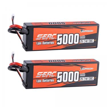 5000mAh-2S-130C(T-Plug) S-ERC RTR RC Car Battery