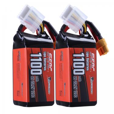 1100-6S1P-22.2V-120C（XT60）S-ERC RTR FPV Battery