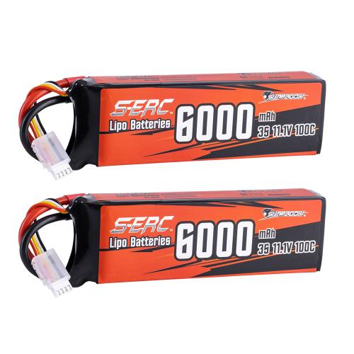 6000mAh-3S-100C (T-Plug) S-ERC RTR RC Car Battery