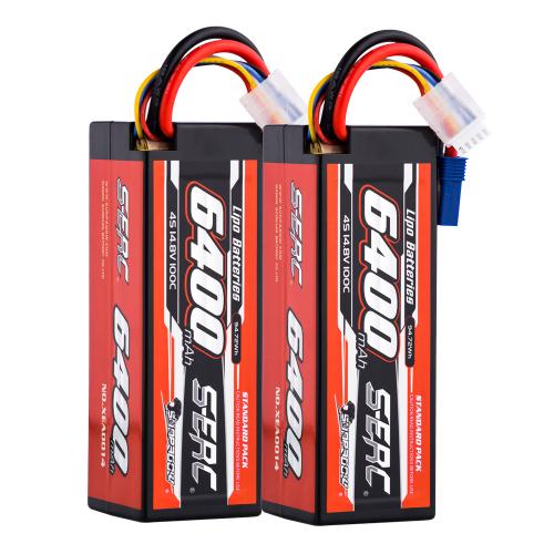 6400mAh-14.8V-4S-100C S-ERC RTR RC Car Battery