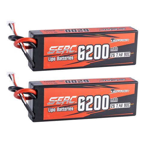 6200mAh-2S-90C S-ERC RTR RC Car Battery