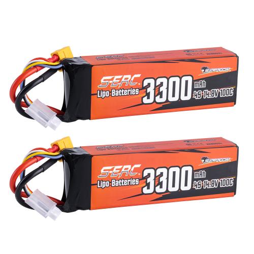 3300mAh-4S-100C (XT60) S-ERC RTR RC Car Battery