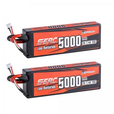 5000mAh-2S-70C (T-Plug)  S-ERC RTR RC Car Battery