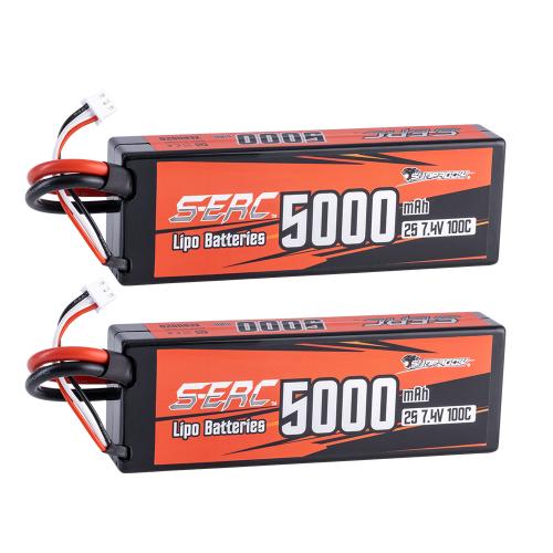 5000mAh-2S-100C(T-Plug) S-ERC RTR RC Car Battery