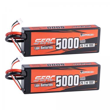 5000mAh-2S-100C(T-Plug) S-ERC RTR RC Car Battery