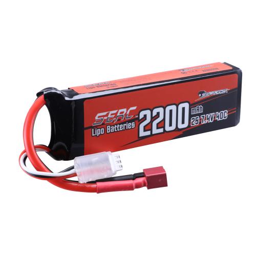 2200-2S1P-7.4V-40C （T-Plug）S-ERC RTR Aircraft Battery