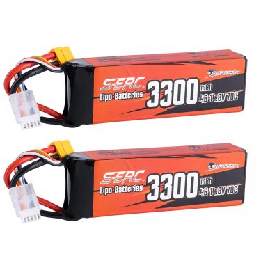 3300mAh-4S-70C (XT60) S-ERC RTR RC Car Battery