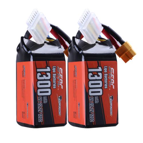 1300-6S1P-22.2V-120C（XT60） S-ERC RTR FPV Battery