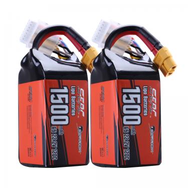 1500-6S1P-22.2V-120C（XT60）S-ERC RTR FPV Battery