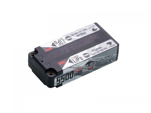5500mAh-7.6V-2S2P Platin lipo battery